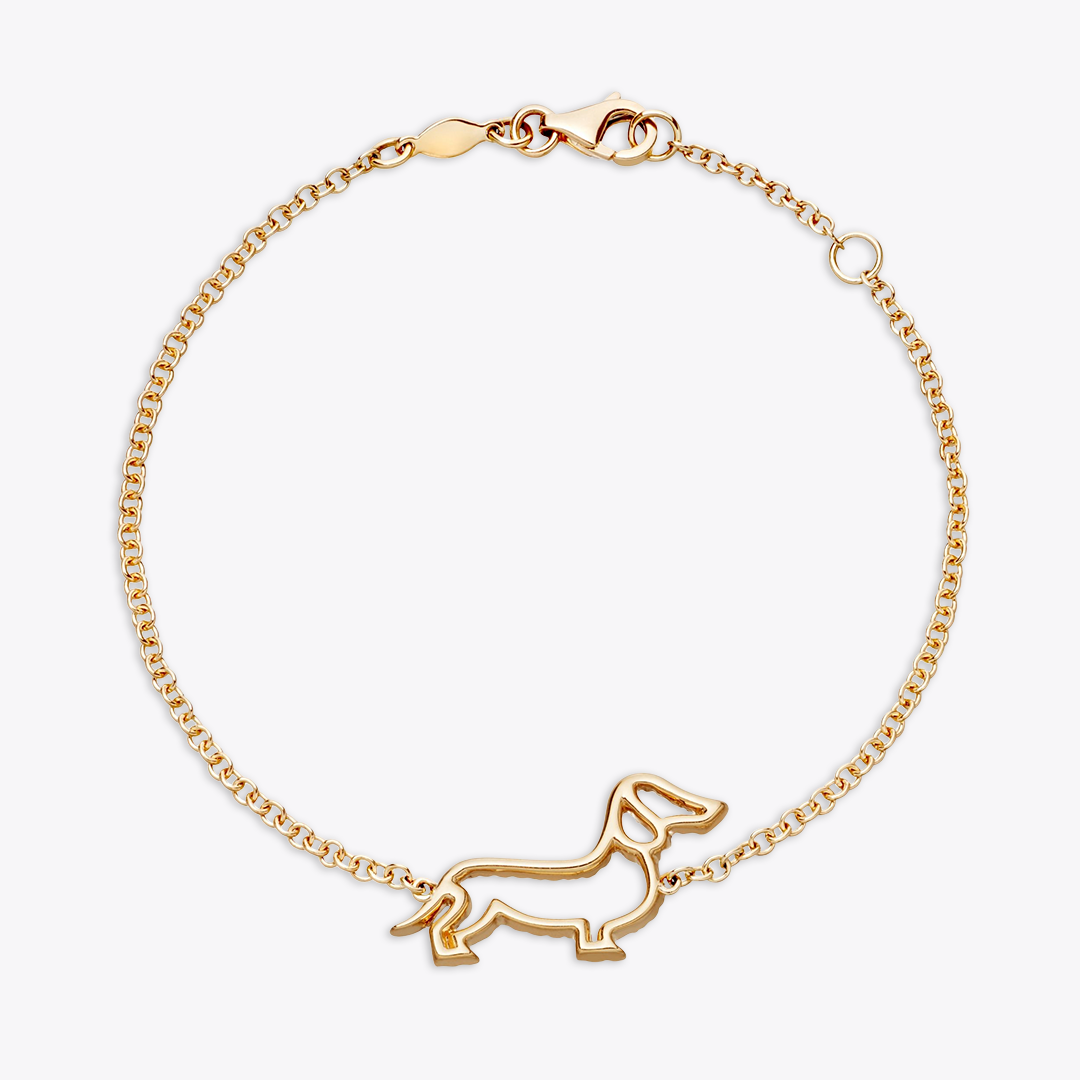 Memories Plain Dachshund Bracelet Kiki McDonough