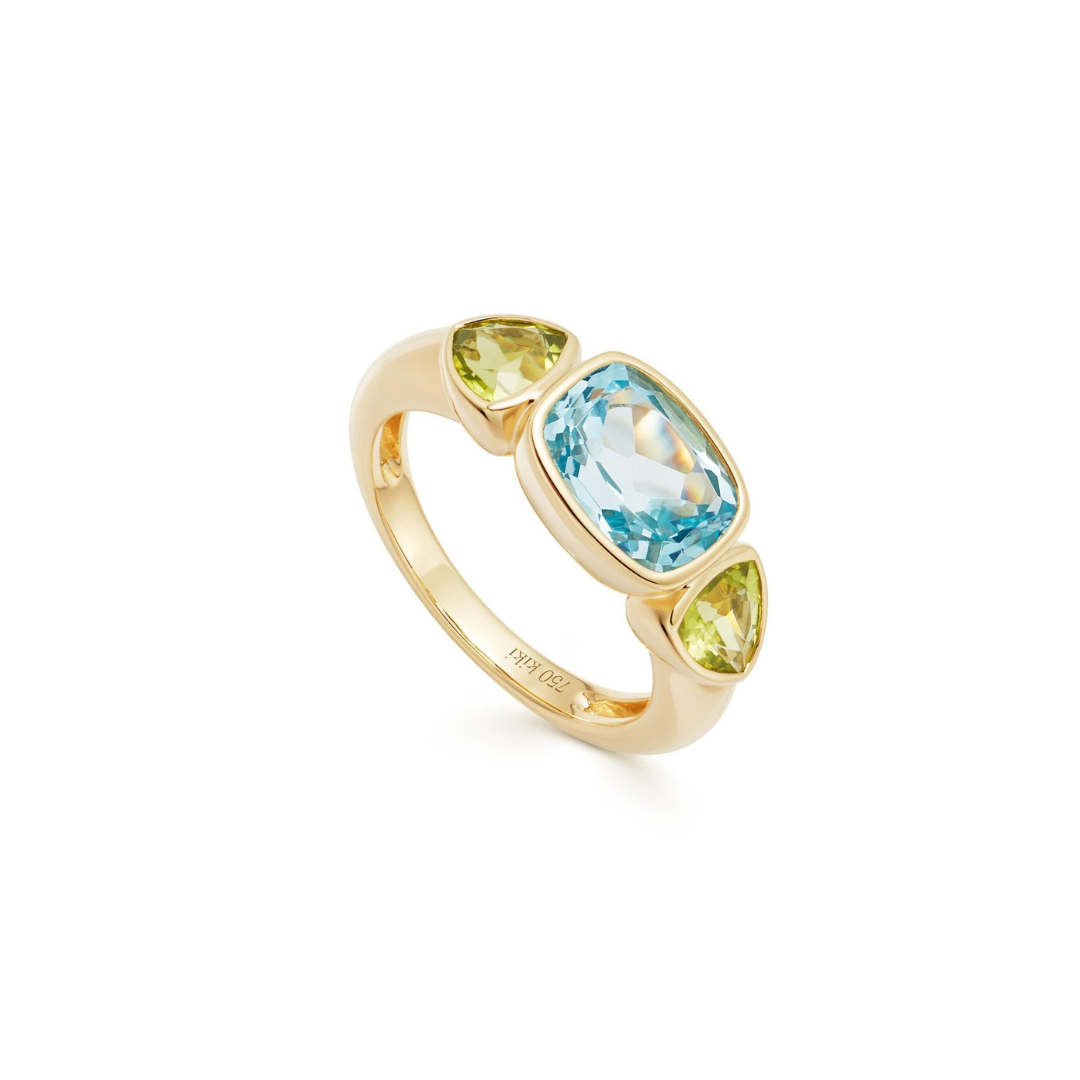 Kiki Classics Peridot and Blue Topaz Gypsy Ring – Kiki McDonough