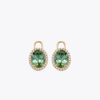 Green Tourmaline Oval Detachable Drops