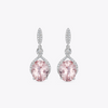 Special Editions Morganite and Diamond Twist Earrings