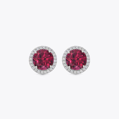 Special Editions Cushion Rhodolite Garnet Detachable Drops