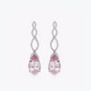 Special Editions Morganite and Diamond Ribbon Earrings