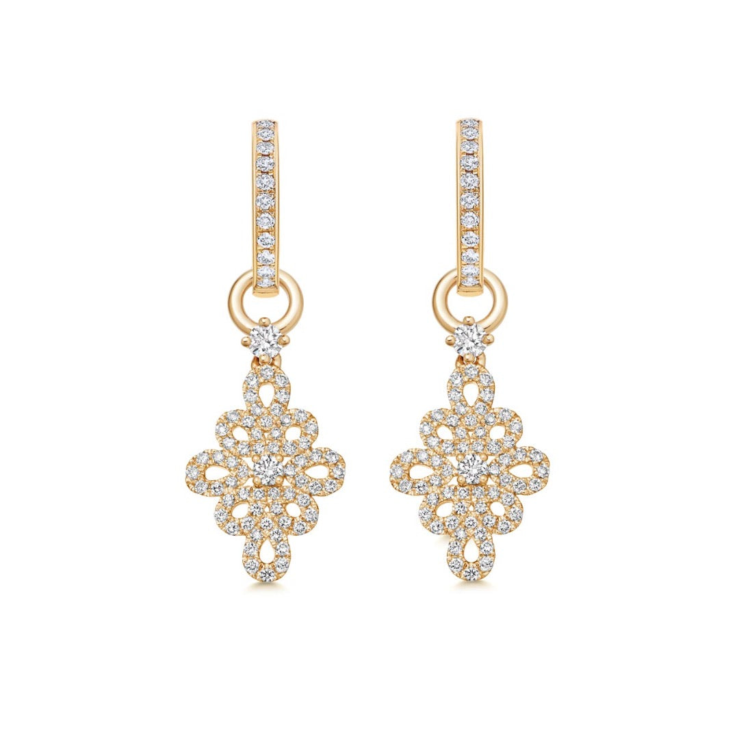 Lace Diamond Detachable Earrings – Kiki McDonough