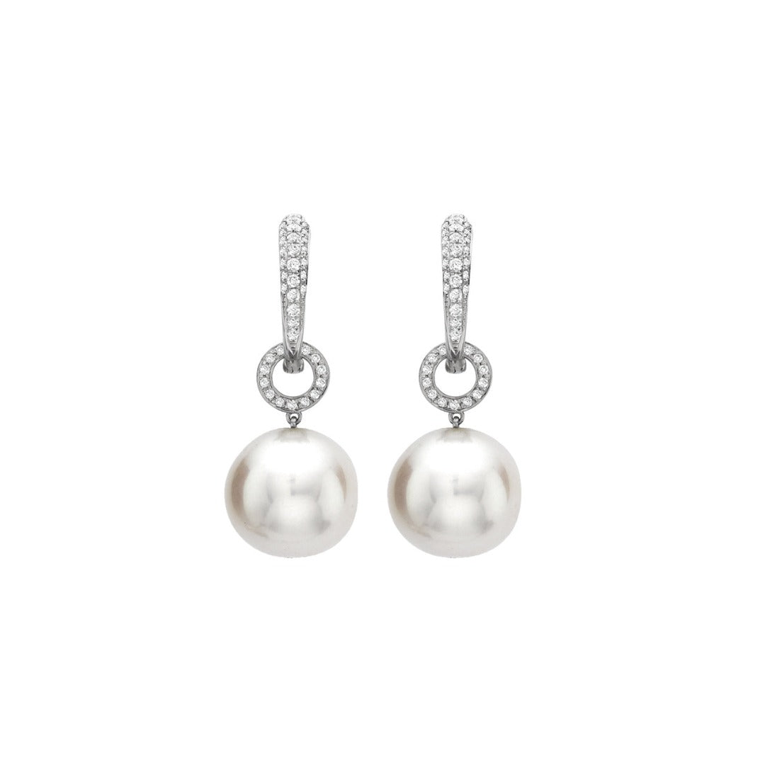 Pearl and Diamond Loop Detachable Earrings – Kiki McDonough